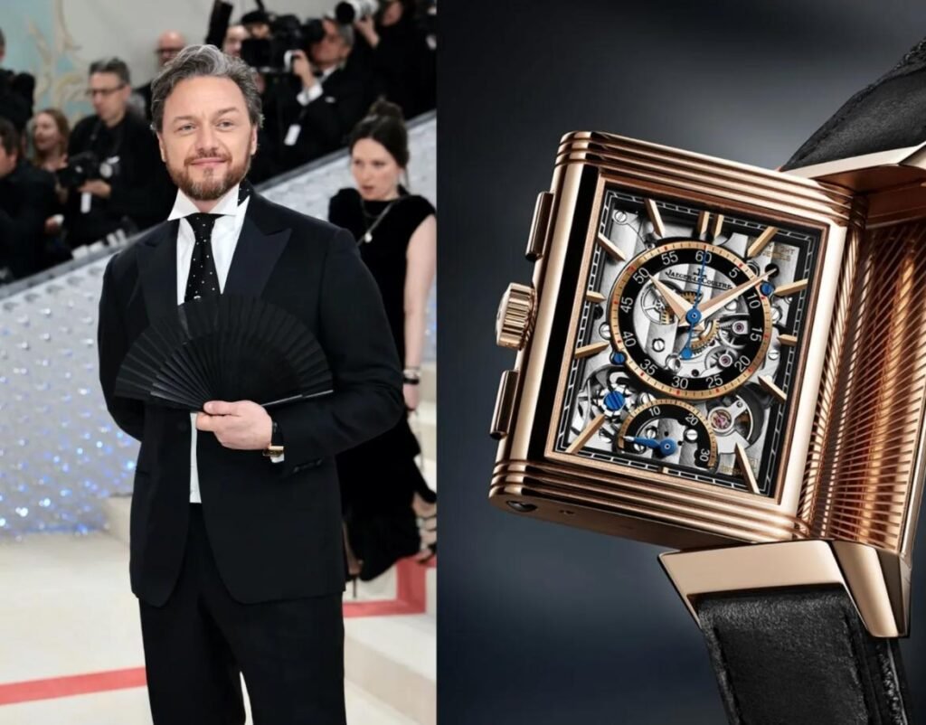 James McAvoy, jaeger-LeCoultre Reverso Tribute Chronograph